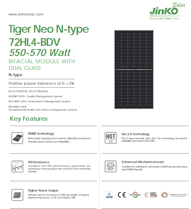 JinKo solar panels  第1张