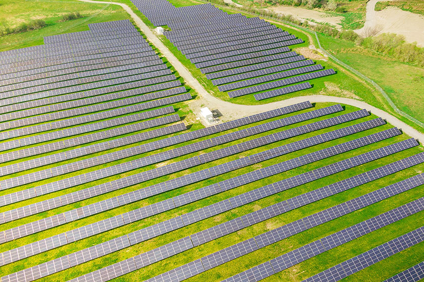Flatland PV power station
