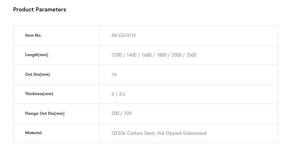 Steel Galvanized Ground Screw 第3张-Faushun Technology