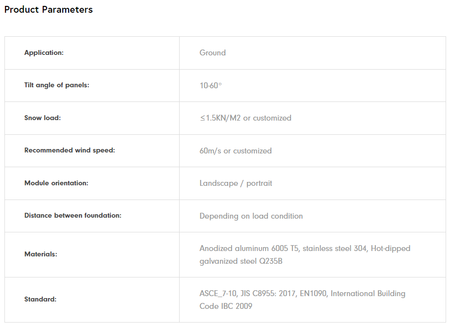 Solar Ground Mounting Structure  第6张-Faushun Technology