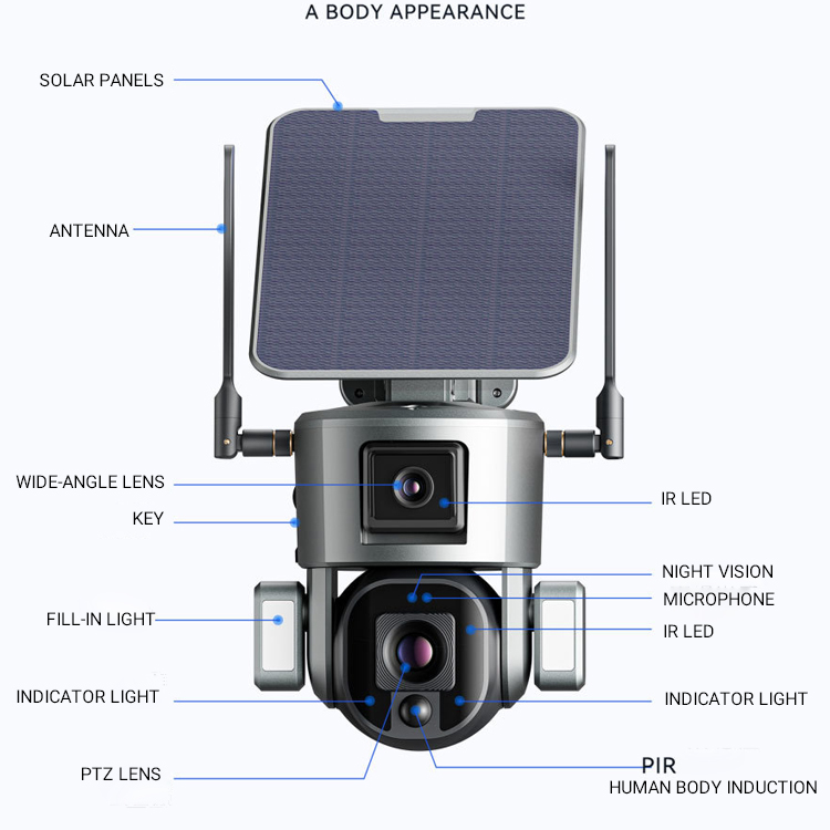 Outdoor solar camera  第3张