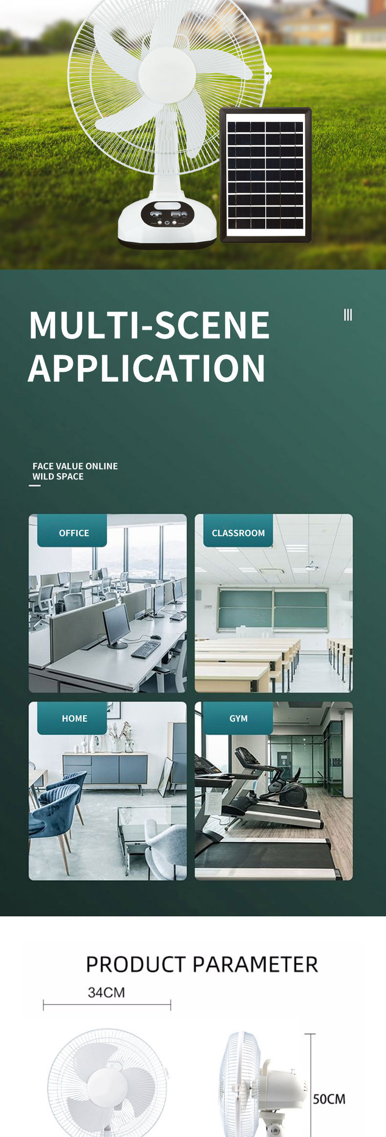 Small solar fans  第8张-Faushun Technology