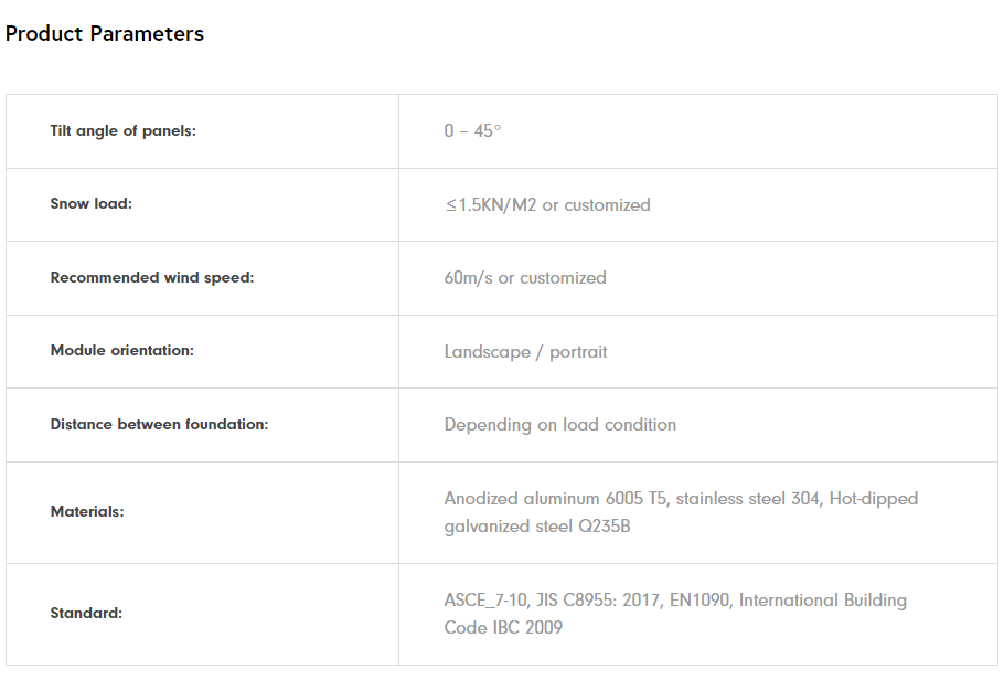 Solar Ground Mounting System  第4张