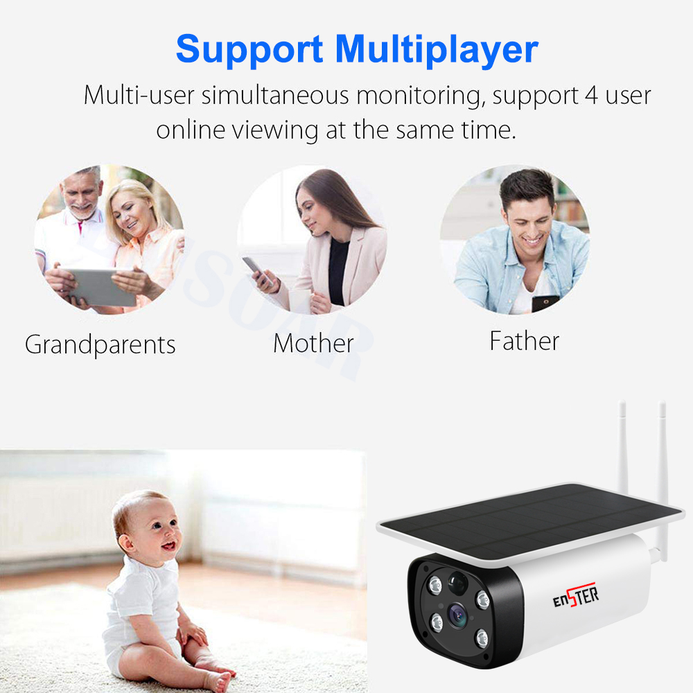 Wireless solar camera security  第6张